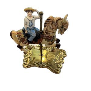 The American Carousel Third Edition TOBIN FRALEY Porcelain & Brass Horse